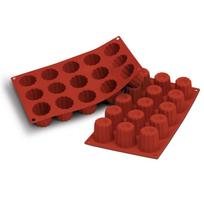 SILIKOMART silikoninė kepimo forma kanelėms "Canele SF059", 15 x 60 ml (viso: 900 ml)