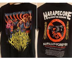 90-ųjų retas The Maximum Hormone grupės dvipusis juodas marškinėlis Klasikinis unisex marškinėlis XXXXL