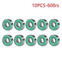 20/10pcs Ball Bearings 608zz/608rs ABEC-9 Miniature Bearings Deep Groove Inline Roller Skate Bearing Carbon Steel for Skateboard