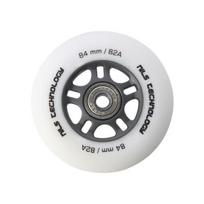 Ratukai riedučiams Nils Extreme 84x24 mm, 82A, balti, 4 vnt