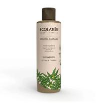 ECOLATIER Stangrinamasis ir tempiamasis ekologiškos kanapės dušo aliejus, 250 ml