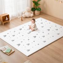 Kūdikio putplasčio žaidimų kilimėlis - 72”x 48” Kūdikio žaidimų kilimėlis, 6 dalių sujungiami putplasčio grindų plytelės, Dėlionės kilimėlis kūdikiams ir mažiems vaikams, Atsparus vandeniui 180CM*120CM