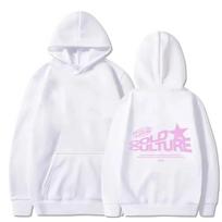 Hoodie Harajuku Hip Hop raidžių rašto sportinis džemperis vyrams ir moterims Punk Rock gatvės stiliaus laisvas poroms S