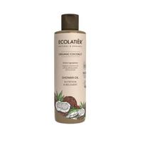 ECOLATIER Ekologiškas kokosų dušo aliejus “Maitinimas ir atkūrimas”, 250 ml