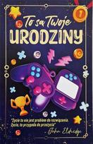 Atvirukas "žaidėjo Gimtadienis" su auksine folija
