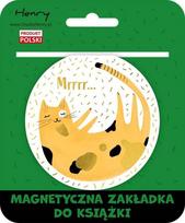 Magnetinis skirtukas su geltonu katinu, Henry