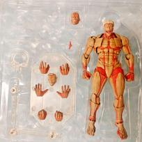 Karštas Kaiyodo Šarvuotas Titanas Judantis Modelis Žaislai Revoltech Amazing Yamaguchi Yoroi No Kyojin Attack On Titan Anime Figūrėlės Žaislai Dovanos with box