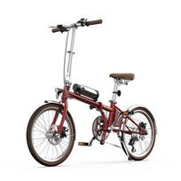 ONESPORT OT02 PRO Electric Bike for Adults 250W Brushless Motor with 30NM Torque 36V5.2AH Lithium Battery Ideal for Urban Commute & Daily Riding raudona