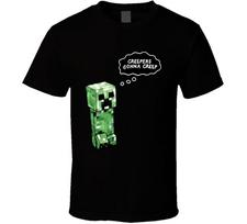 Creepers Gonna Creep Minecraft Game Pc  Unisex T-Shirt XXXL