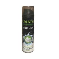 CRISTAL FOR MEN drėkinančios skutimosi putos jautriai odai, 200 ml