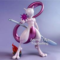 12cm/4.72in Anime figūrėlės Pokemon Mewtwo Anime veiksmo figūrėlė PVC kolekcinis modelis Žaislai Dovanos