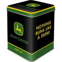 ARBATŲ DĖŽUTĖS »John Deere - Logo Black«, Nostalgic-Art