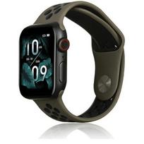 Beline Apple Watch Sport silikoninis dirželis 38/ 40/ 41mm, rudas-juodas