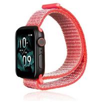 Beline Apple Watch nailoninis dirželis 38/ 40/ 41mm, ryškiai rožinis