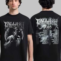 Falling In Reverse Dievas Yra Ginklas 2025 Velnias Koncertas Unisex Unisex Marškinėliai XL