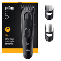 BRAUN Hair Clipper | HC5530 Series 5 | Cordless | 17 length settings | Black