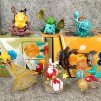 Pokemon Žvaigždėtas Dangus Pikachu Paslapčių Dėžutė Eevee Aklas Dėžutė Anime Figūrėlės Snorlax Staigmena Dovana Kolekcijos Žaislas
