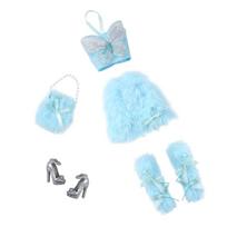 Europe 30cm Babi Princess Doll Toys 1/6 BJD Doll Joints Movable Fashion Plush Clothes Set Butterfly Decoration DIY Dress Up Fits 30cm dolls