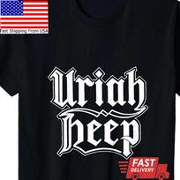 BASIC SHIRT Uriah Heep logo black T-shirt Unisex tee All sizes S-5XL TA1808 Unisex T-Shirt XXL