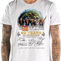 Classic SCORPIONS 60 YEARS TOUR 2025 Unisex Unisex S-5XL Shirt 10D903 Unisex T-Shirt M