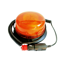 Švyturėlis LED geltonas 12/24V su magnetu , siurbtuku ir prisukamas