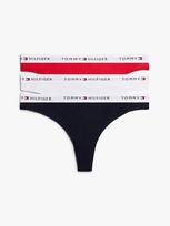 TOMMY HILFIGER Moteriškos kelnaitės su juostele, 3 vnt. THONG