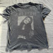 Aaliyah Moteriški L dydžio Mergaičių Retro Dainininkės Unisex Marškinėliai XXL