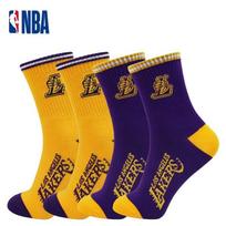 Lakers Vyriškos vidutinio ilgio sportinės kojinės (2-Paketas) One Size (EU 39-44) orange