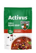 Aštri pupelių sriuba ACTIVUS&ŽALGIRIS su jautiena, maišelyje, 400g