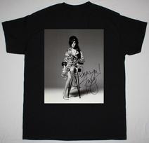 Amy Winehouse Muzikantės Pasirašytas Trumpomis Rankovėmis Medvilninis Juodas Visų Dydžių Unisex Marškinėlis L
