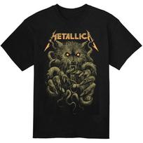 Metallica Vilko ir Ktulu Grafinis Roko Grupės S-4XL Unisex Marškinėliai XXXXL
