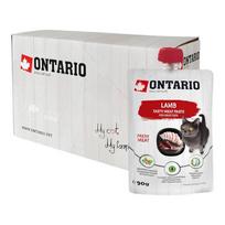 ONTARIO Lamb Fresh Meat Paste paštetas katėms su ėriena 8 x 90g