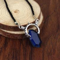 DMC Devil May Cry Pendant Necklace Red Crystal Amulet for Women Men Dante Devil Hunter Jewelry Choker