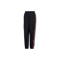 Adidas Originals Adicolor Japonijos Sportinės Kelnės Spalvų Blokas Dryžuotos Retro Sportinės Jogger Kelnės Moterims Juodos GT8466 30 black
