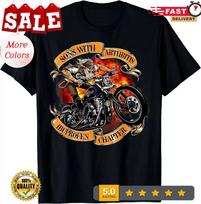 2025/NEW LIMITED Sons With Arthritis Ibuprofen Chapter Motorcycle T-Shirt Unisex T-Shirt XXXXL black