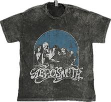 Aerosmith Steven Tyler Klasikinio Roko Grupė Vintage Išplautas Marškinėliai Unisex L