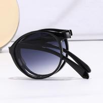 Fashion Foldable Ultra-light UV385 Sunglasses Women Cycling Motor Eyelasses Men Outdoor Sport Portable Fold Sunglass Eyewear