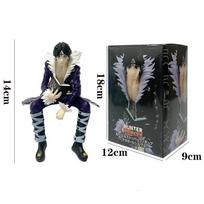 11,5-14cm Hunter×Hunter Anime figūrėlė Kurapika veiksmo figūrėlė Chrollo Illumi Hisoka figūrėlės kolekcija Makaronų kamštelio modelio žaislai black