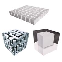 3 vnt. 3D optinio meno sienos lipdukas Iliuzinis kampas Nuimamas lipdukas Nuplėškite ir klijuokite Stereoskopinis kubo lipdukas Sienos menas Namų dekoras svetainei
