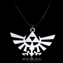 The Legend of Zelda Breath of the Wild Sheikah akis Triforce Master Sword Hylian Shield Pakabukas Karoliai Vyrams