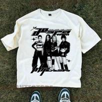 Aespa Whiplash marškinėliai, AESPA Synk Parallel Line turo marškinėliai, Aespa gyvo turo marškinėliai, Unisex T-shirt L