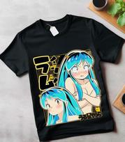 Lum Urusei Yatsura Marškinėliai Mylimasis, waifu marškinėliai Mergina Kawai Anime Mergina Marškinėliai Unisex Marškinėliai XL