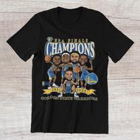 GOLDEN STATE WARRIORS Champions  Basketball Legends Ring Spun Cotton Tee Unisex T-Shirt XXL