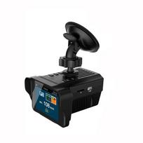 2-in-1 vaizdo registratorius ir greičio matuoklis, daugiafunkcis HD priekinis ir galinis dvigubo įrašymo įrenginys No 24H parking monitoring juoda