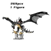 MOC 40693 Kritęs Žvėris Drakonas Statybinės kaladėlės Žirgas Filmas Žiedų Valdovas Modelis Kaladėlės 269 VNT Žaislai Vaikams Suaugusiems Gimtadienio Kalėdinės Dovanos NO Original BOX