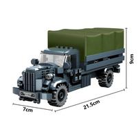 Antrojo pasaulinio karo WW2 Armijos Kariniai Kareiviai Šarvuotas Pusiau vikšrinis Pagrindinė Stotis Tankas Statybiniai Blokeliai Plytos Modelis PASIDARYK pats Surinkimo Žaislai Vaikams
