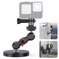 Magnetic Camera Mount For Gopro, Action Camera Car Mount With 360° Rotation Ball Head Fit For Gopro Hero 13 12 11 10 9 8 7 6 5