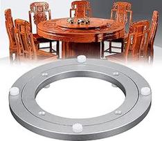 "Lazy Susan Turntable Base" guolis virtuvės valgomojo stalui, sunkiųjų stalų guolis, besisukantis aliuminio rutulinis guolis, apvalus stalo stovo pagrindas (18 colių))