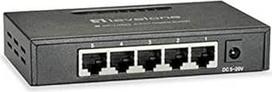 "LevelOne" tinklo komutatorius 5 prievadų Gigabit Ethernet 9K metalinis RJ45