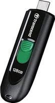 "Transcend" 128GB talpos "JetFlash 790C" USB 3.2 Gen Type-C diskas, juodas - TS128GJF790C